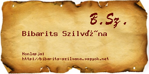 Bibarits Szilvána névjegykártya